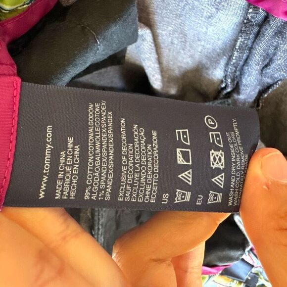 Tommy Hilfiger Blue Cotton Denim Jeans Women Plus Size 16 Casual Reade Pant - Picture 9 of 11